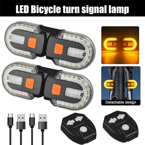 Bike turn signals light - light, rear
