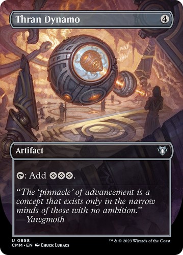 Mtg thran dynamo borderless - dynamo,